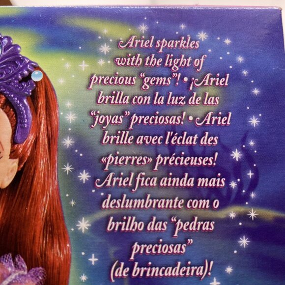 Disney Gem Princess Ariel The Little Mermaid Fashion Doll 12 Inch Tiara Scepter - Picture 8 of 15